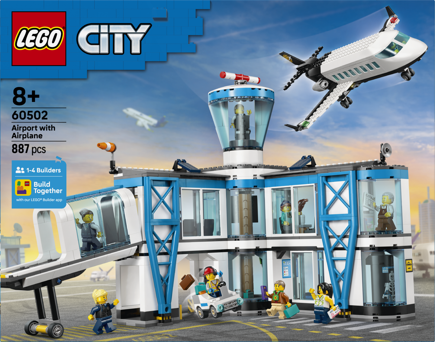 LEGO City 60502 Lentokenttä ja lentokone
