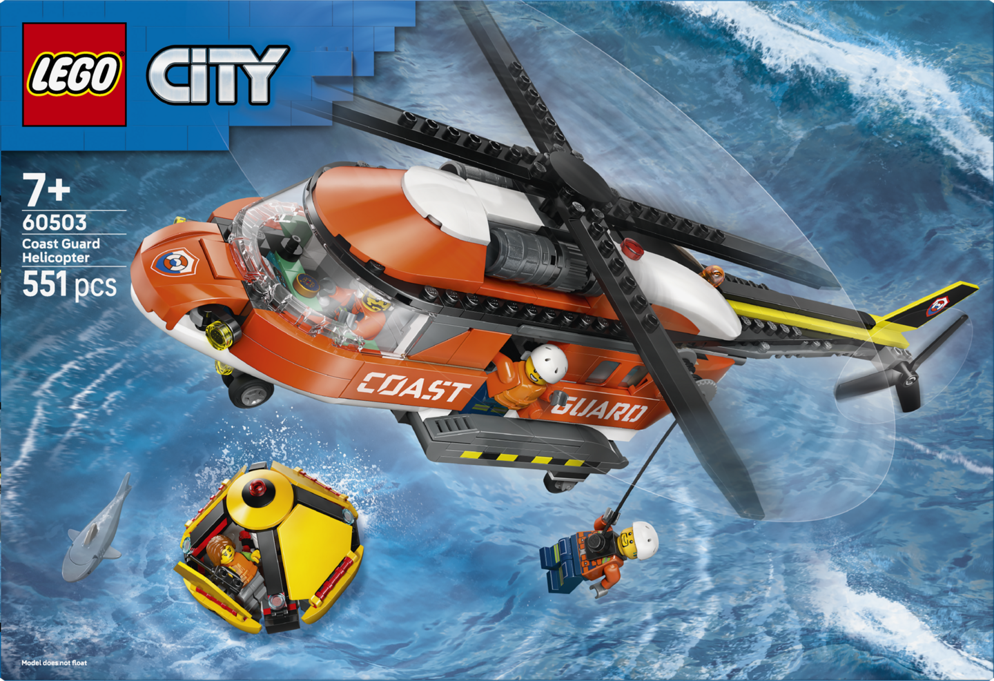 LEGO City 60503 Rannikkovartioston helikopteri