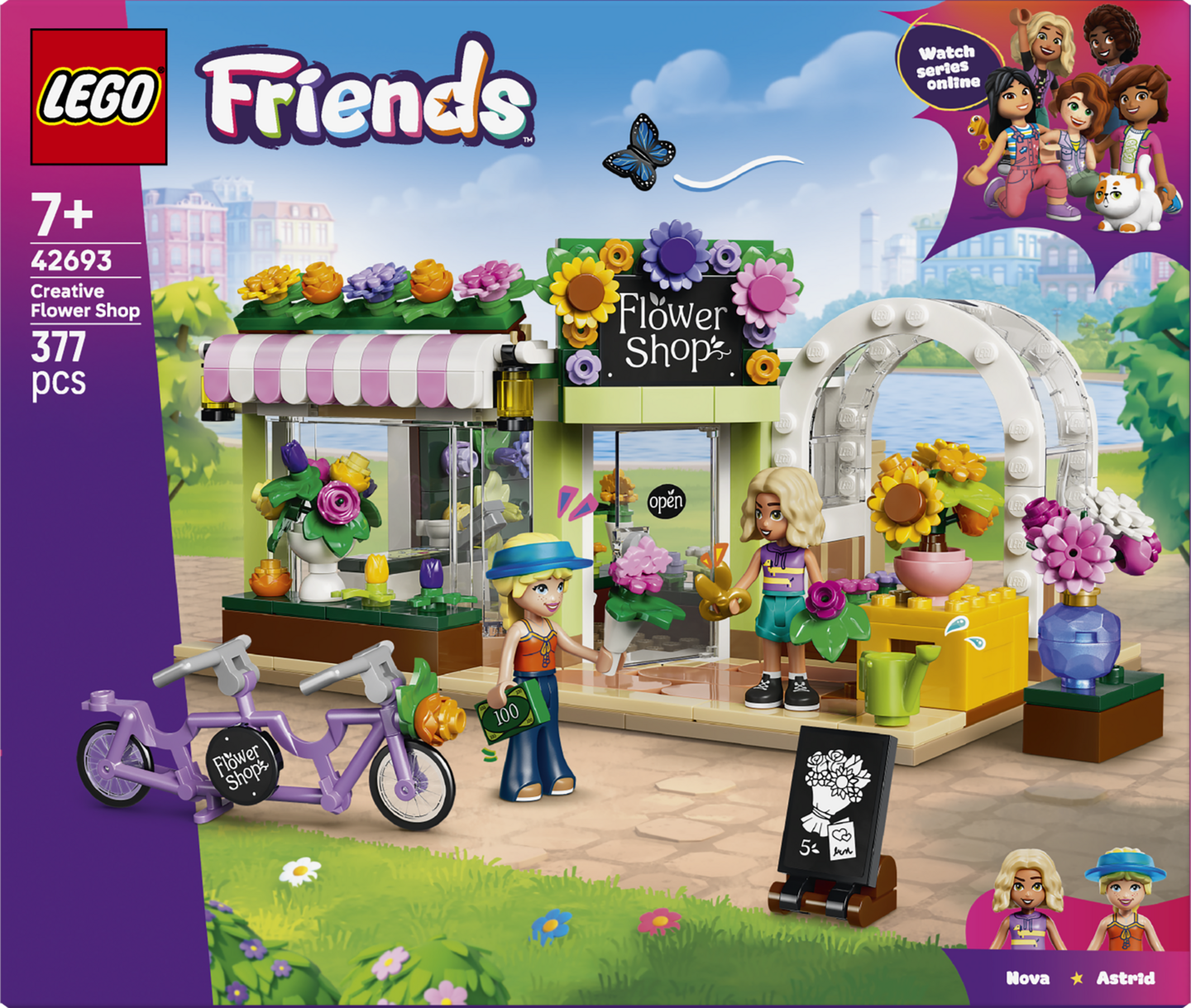 LEGO Friends 42693 Luovuuden kukkakauppa