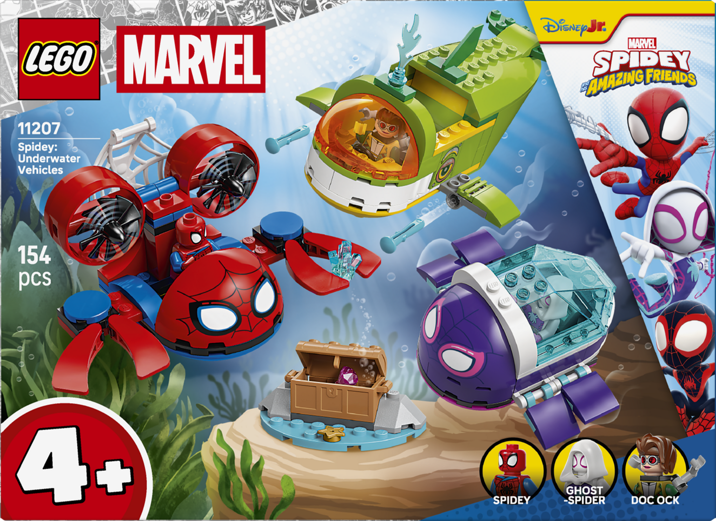 LEGO Marvel 11207 Spidey ja vedenalaiset menopelit