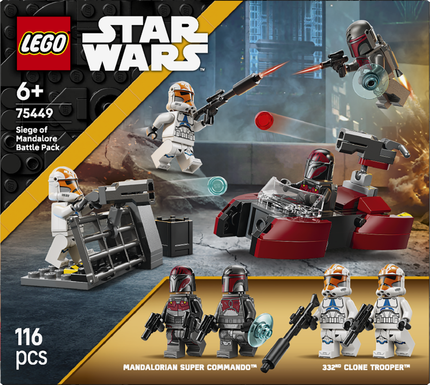 LEGO Star Wars 75449 Mandaloren piiritys ‑taistelupakkaus