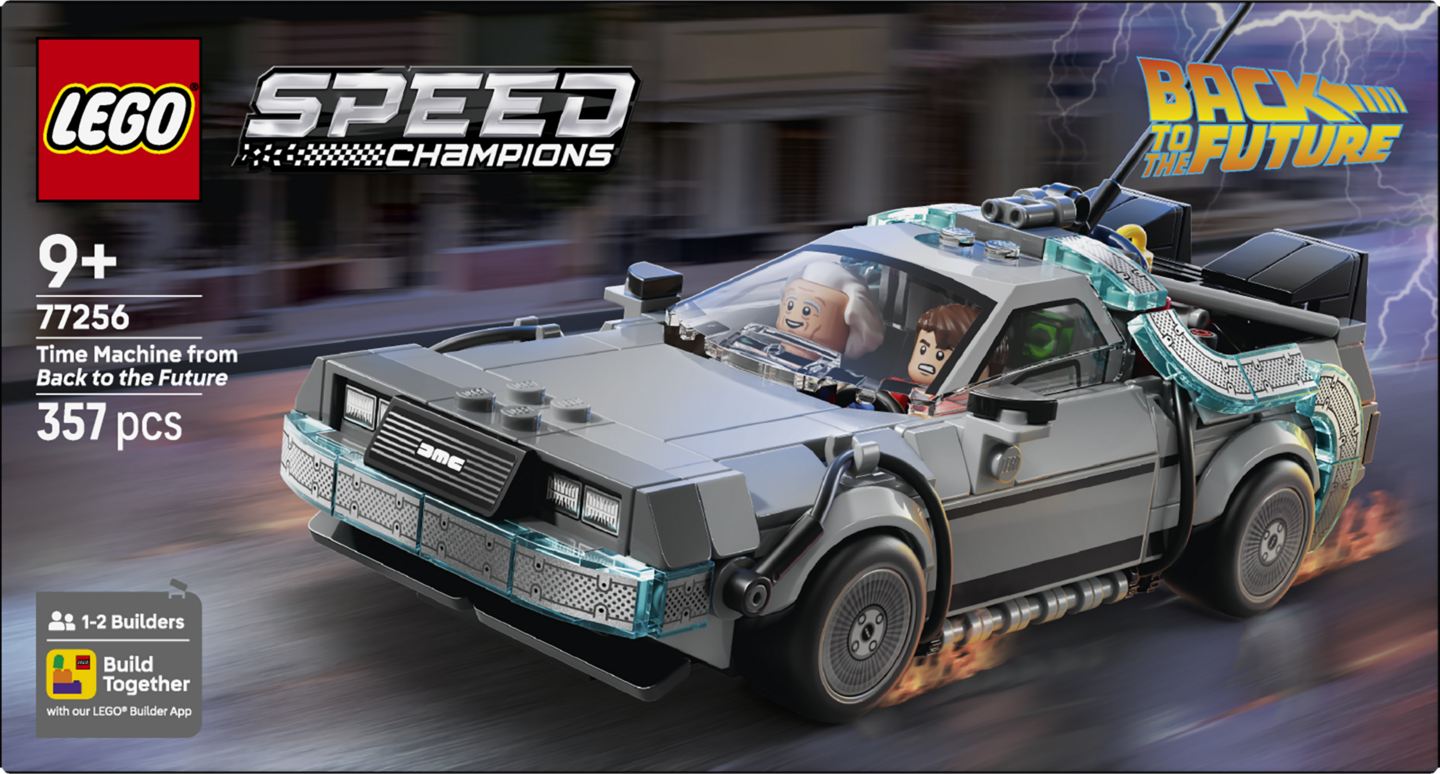 LEGO Speed Champions 77256 Aikakone Paluu tulevaisuuteen ‑elokuvasta