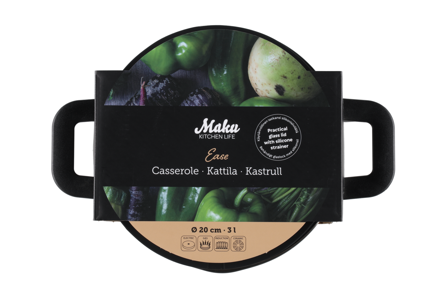 Maku Ease kattila 3 L 20 cm