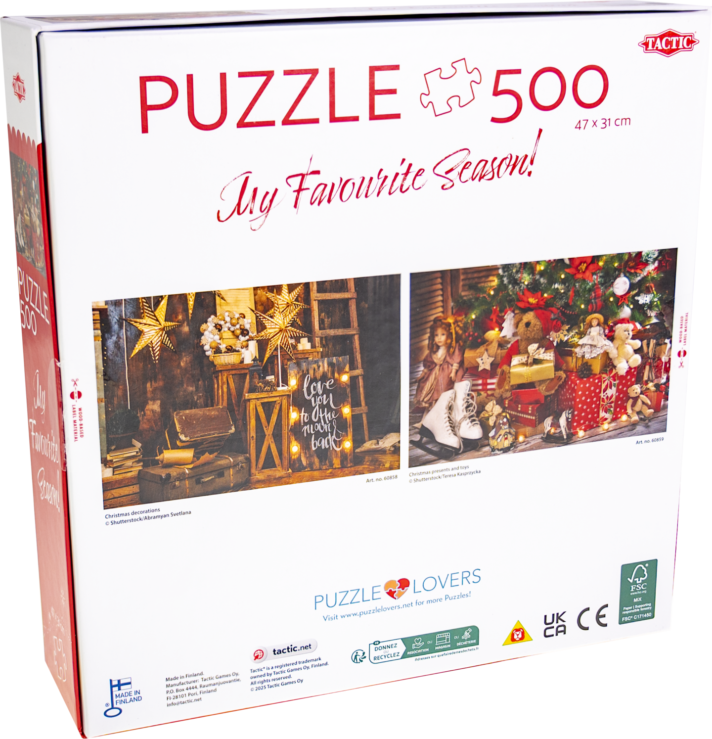 Tactic Christmas presents a palapeli 500