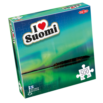 Tactic I love Suomi palapeli 500 erilais