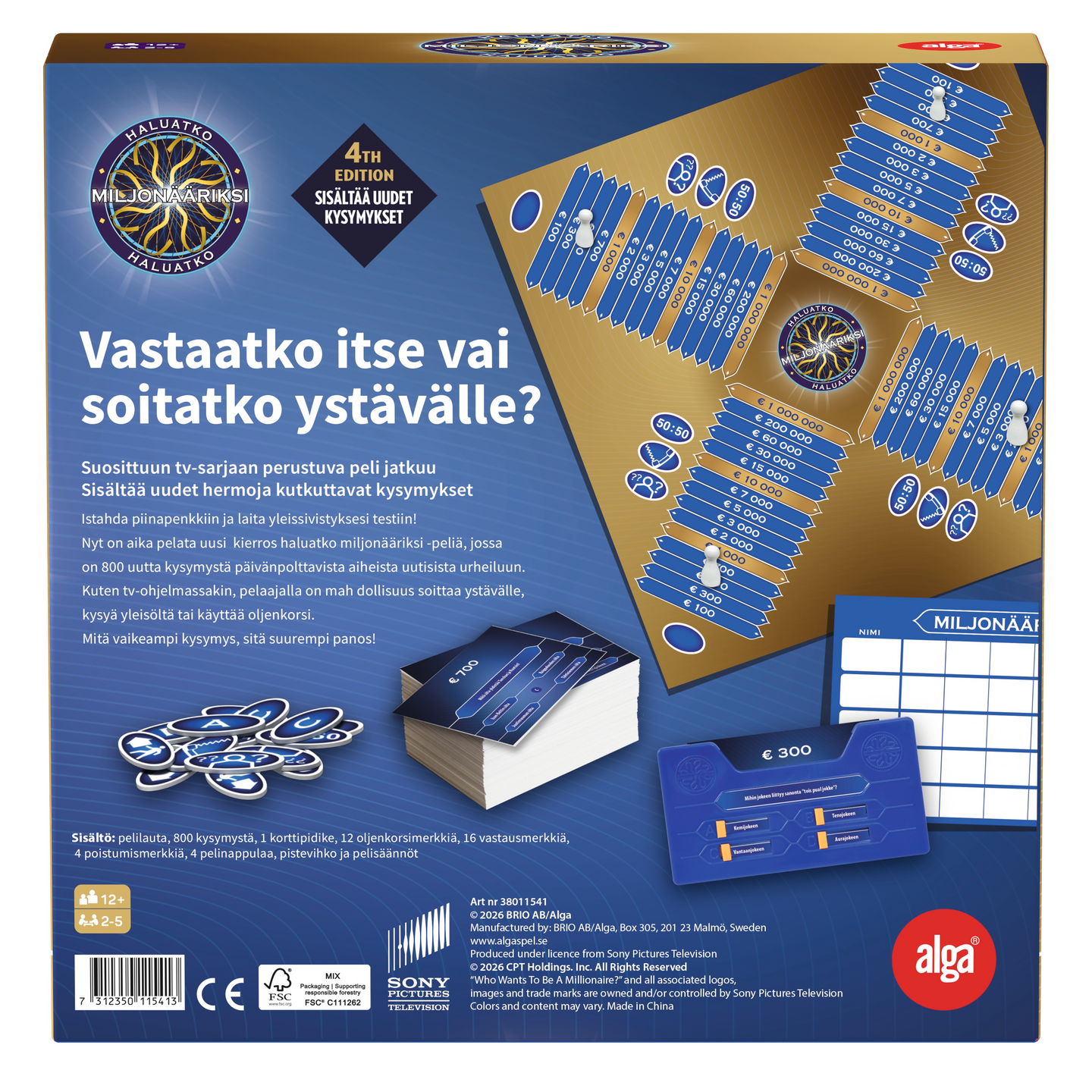 Haluatko Miljonääriksi 4rd Edition