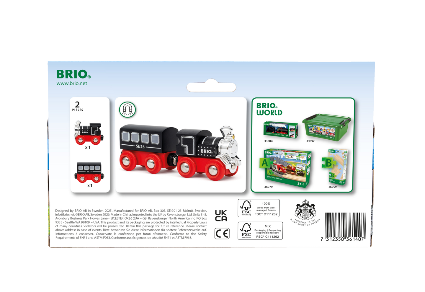 BRIO Vuoden 2026 erikoisjuna