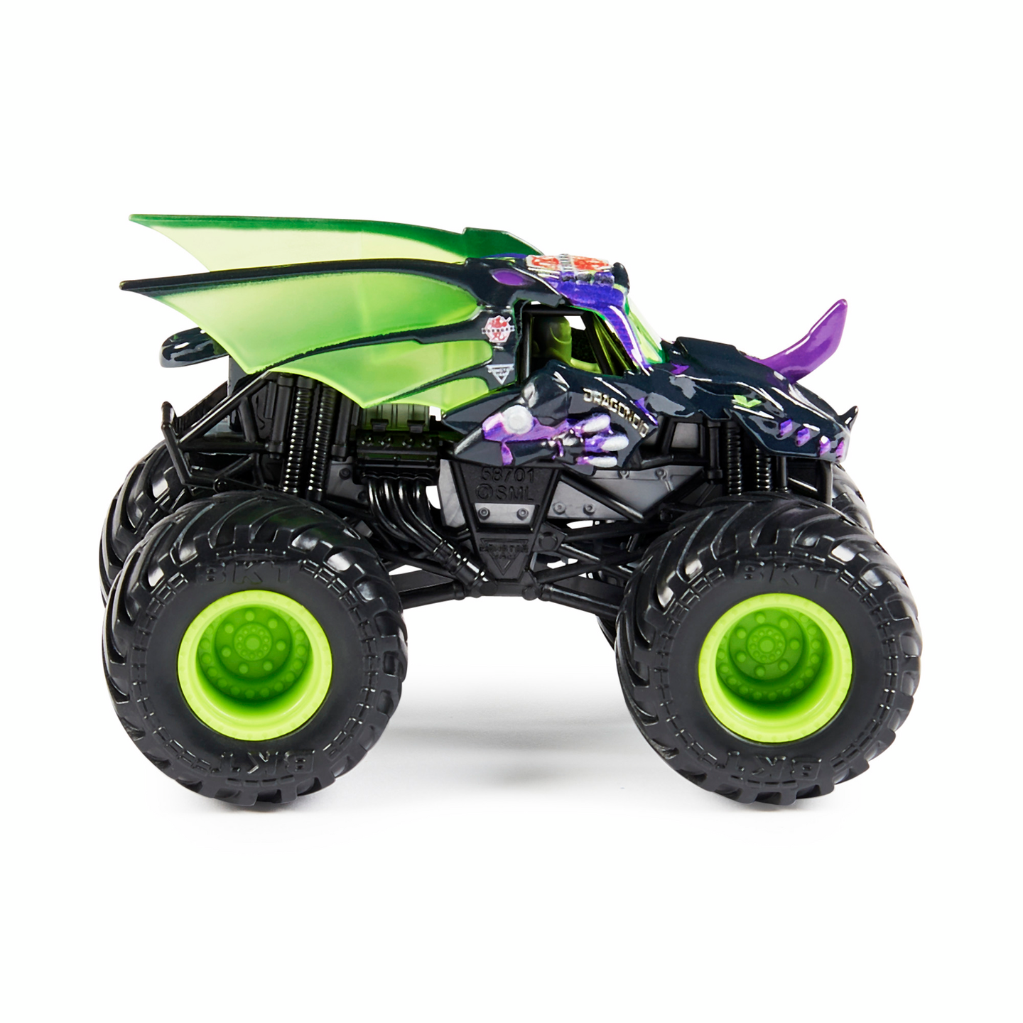 Monster Jam 1:64 Metal, otteluautopari, 2kpl./pakkaus