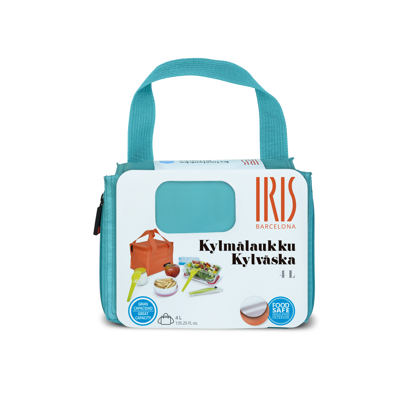 Iris kylmälaukku 4 l vihreä