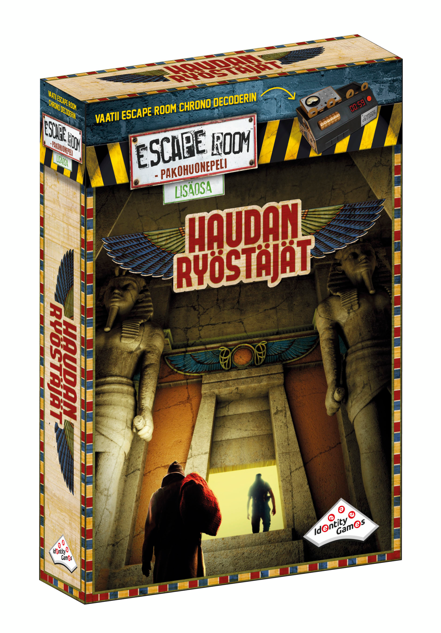 Escape Room -pakohuonepelin lisäosalajitelma