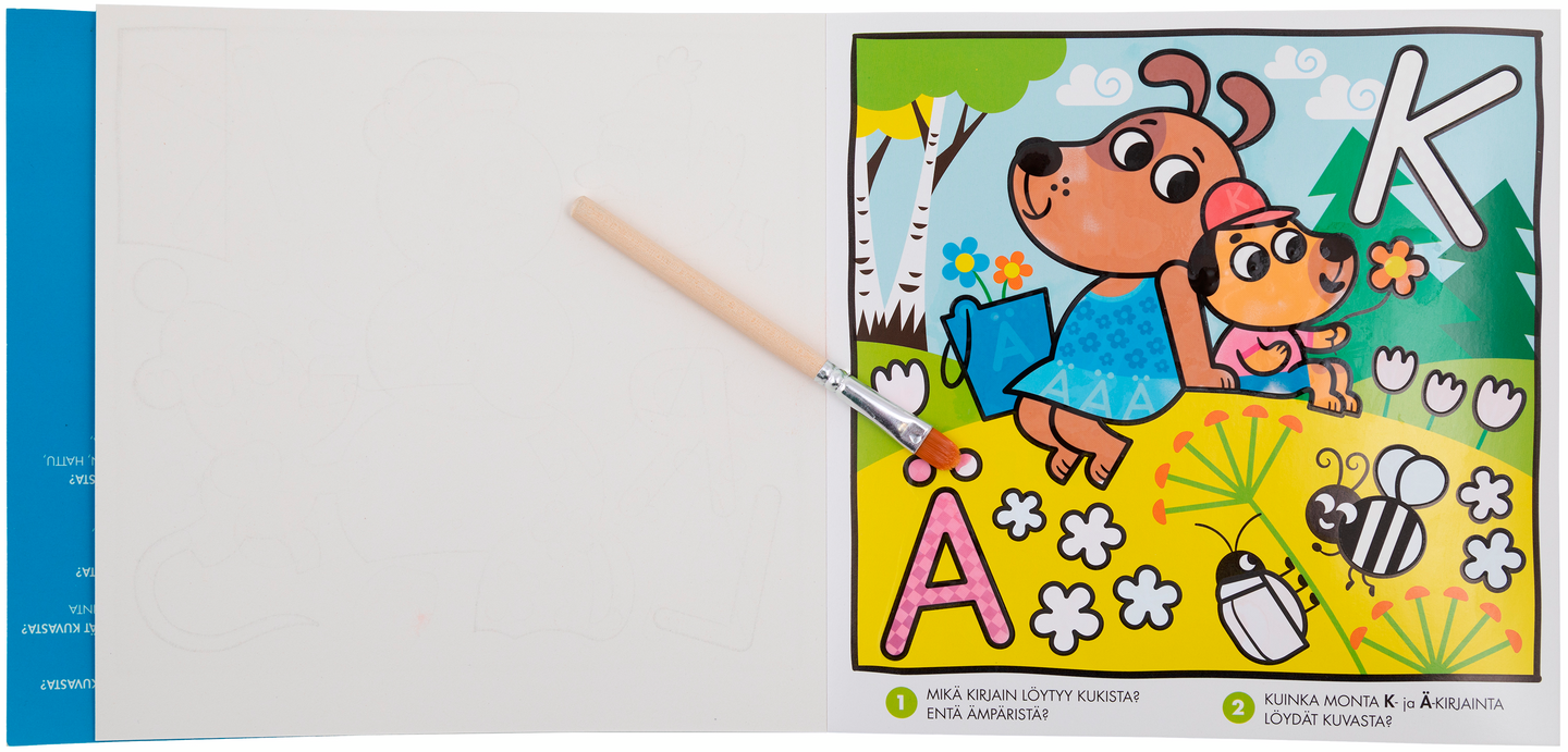 Oppi&ilo Taikamaalaus KIRJAVAT KIRJAIMET 4-6v.