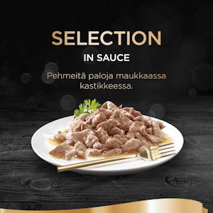 Sheba Selection 85g lohta kastikkeessa MSC serifioitu