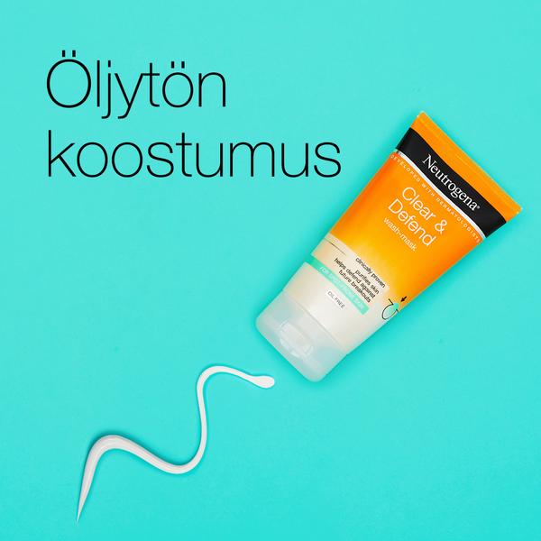 Neutrogena puhdistusnaamio 150ml Clear & Defend Wash-Mask