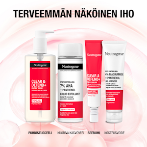 Neutrogena kuoriva kasvovesi 125 ml Clear & Defend+ Liquid Exfoliant