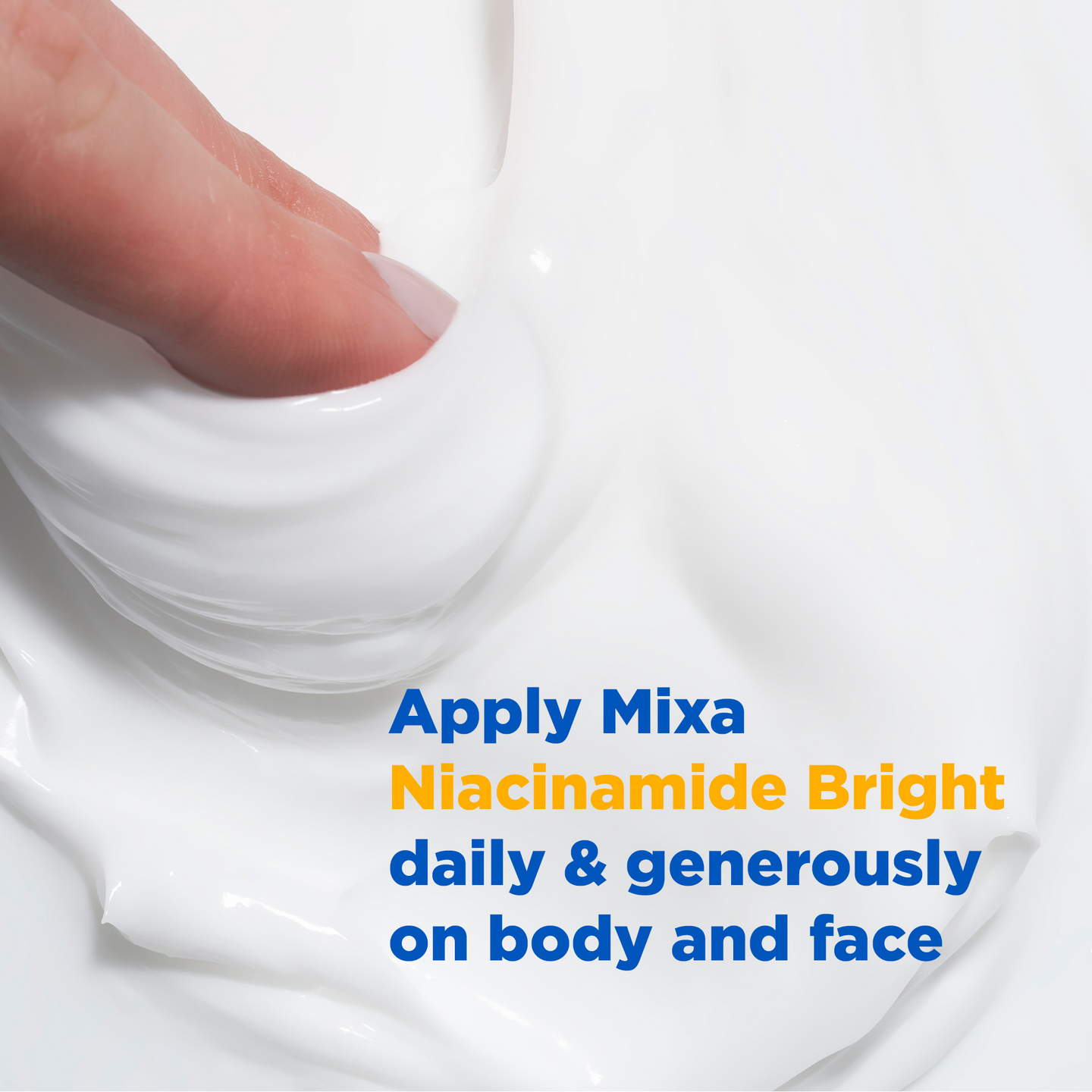 Mixa Niacinamide Bright Ravitseva voide tummia läiskiä vastaan, erittäin kuivalle iholle 400ml
