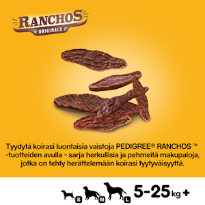 Pedigree Ranchos 70g härkä