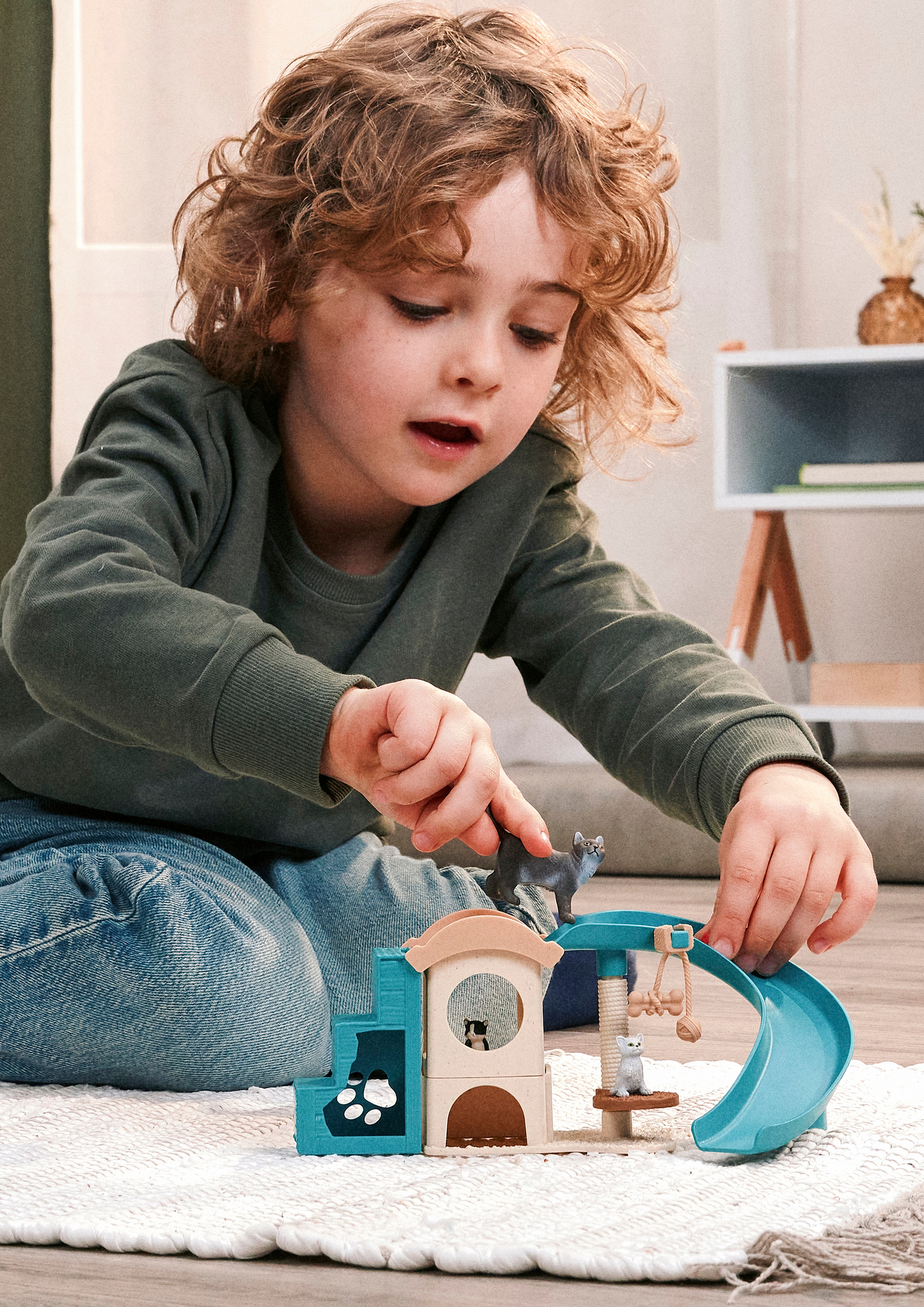 Schleich Leikkihauskaa kissoille