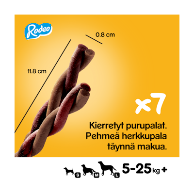 Pedigree Rodeo 123g härkää