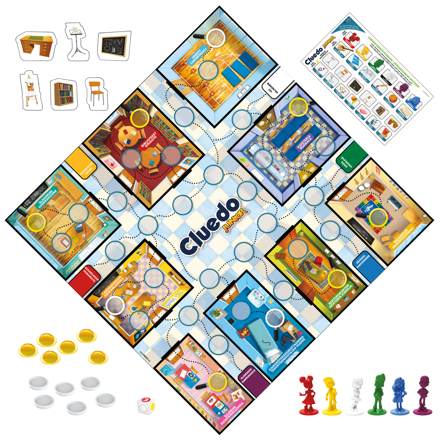 Cluedo Junior -lautapeli (FI)