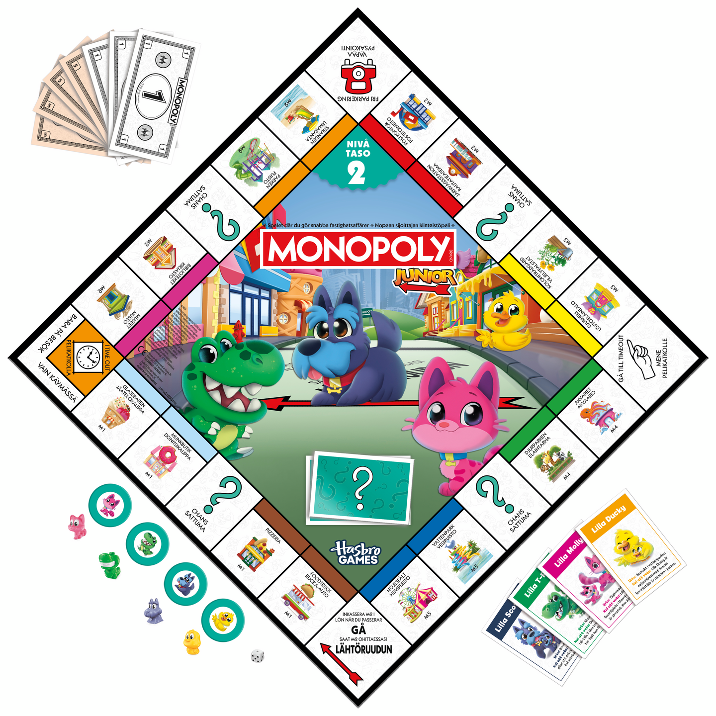 Monopoly Junior 2 In 1 Refresh SE/FI
