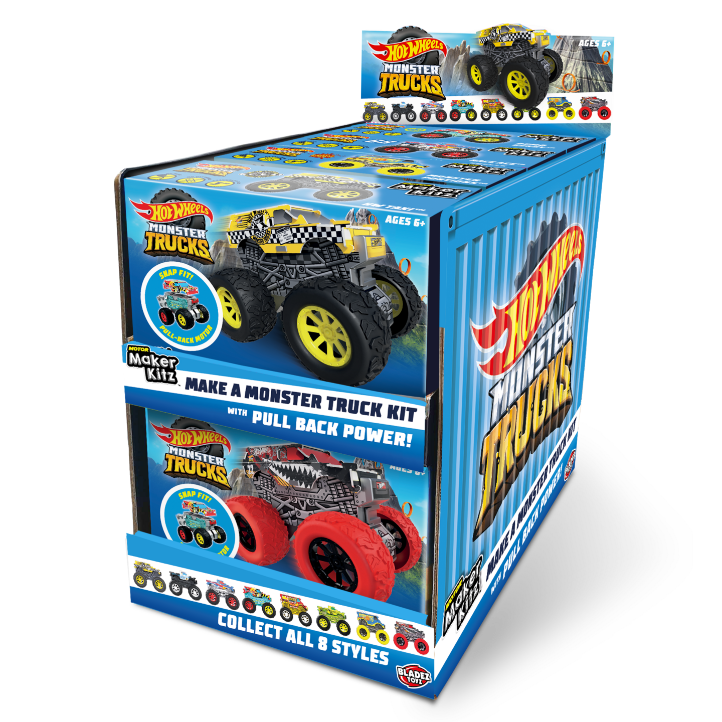 Hot Wheels Monster Truck Kit DIY lelu