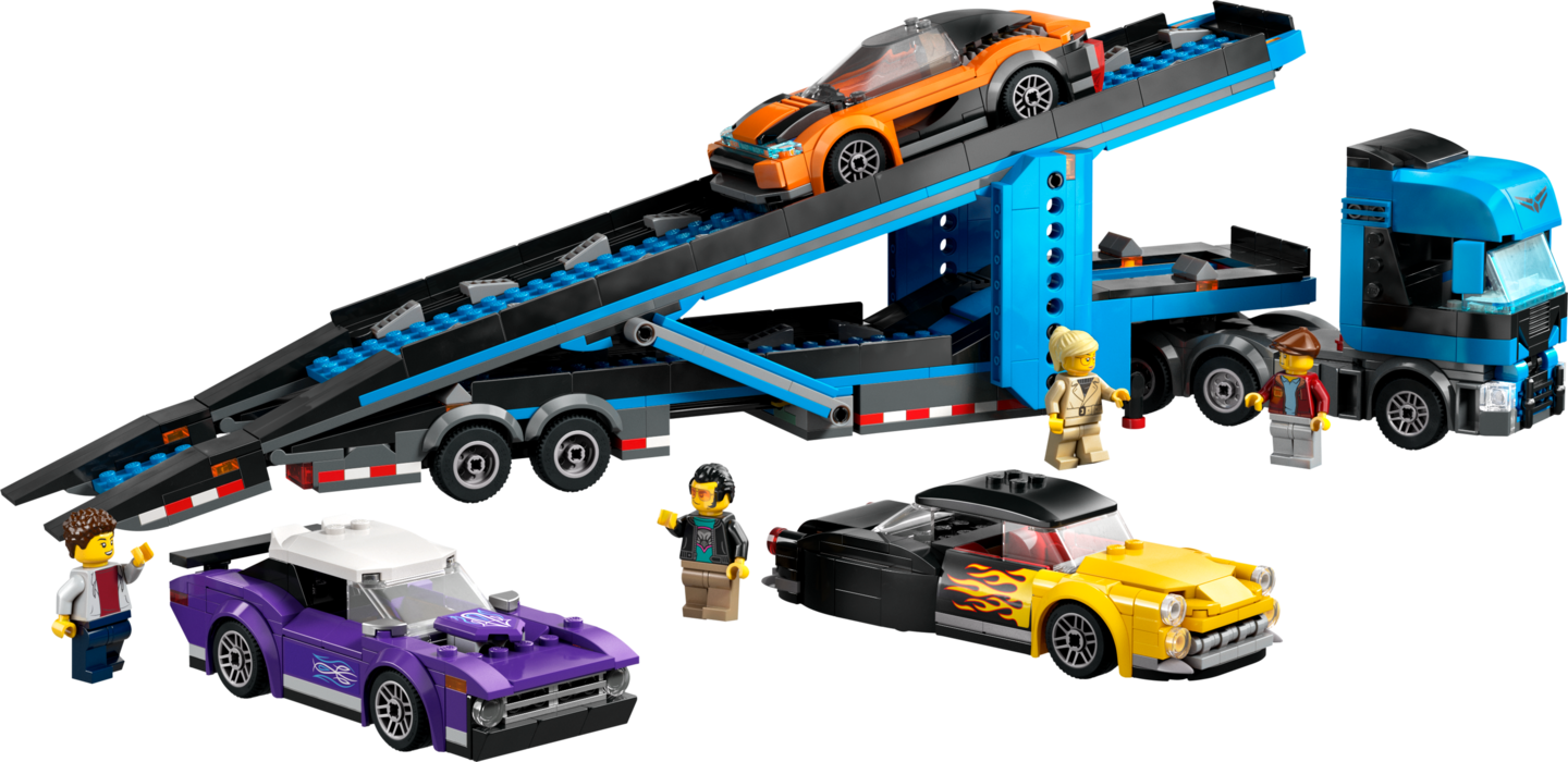 LEGO City 60408 Urheiluautojen kuljetusauto