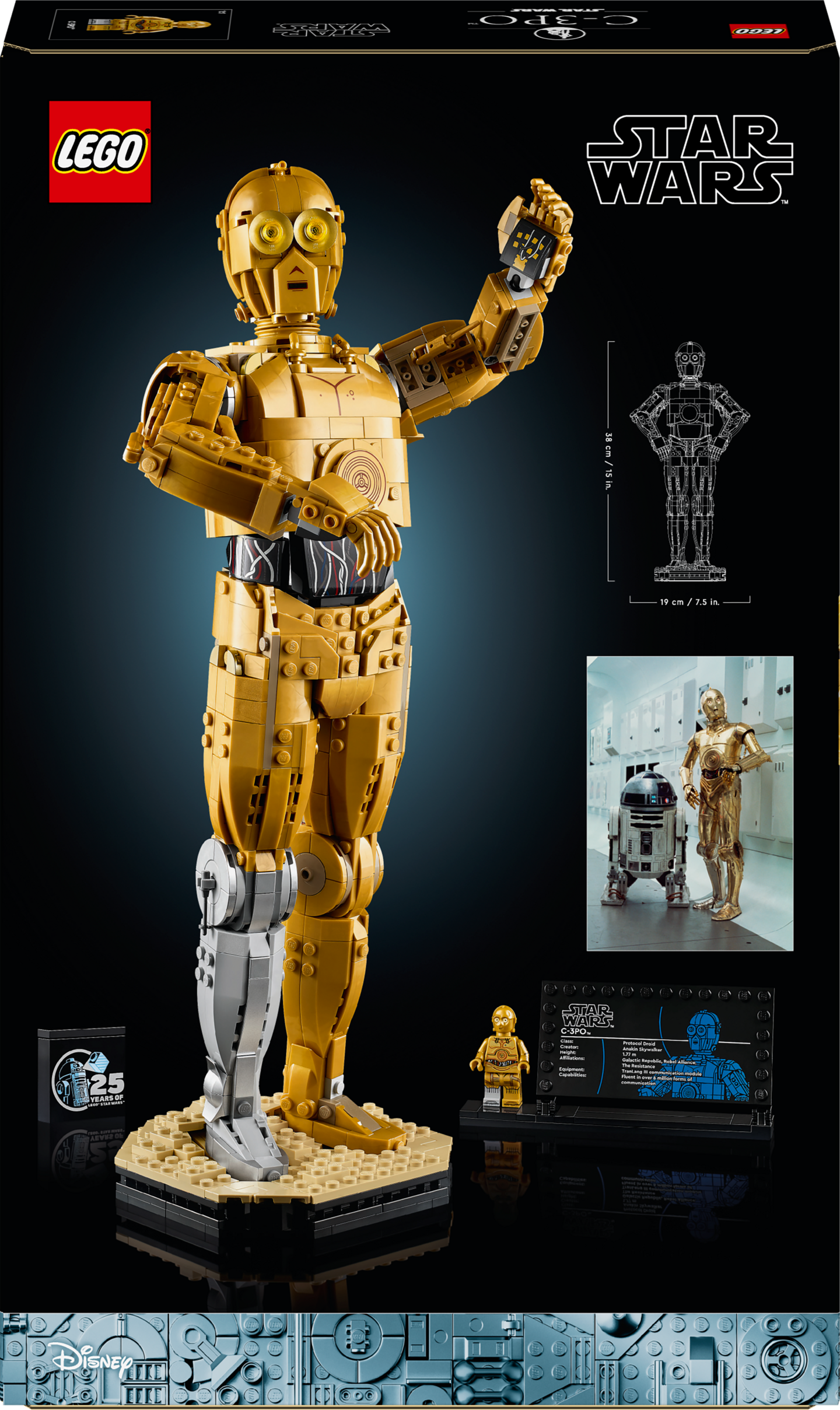 LEGO Star Wars 75398 C-3PO™ rakennettava droidihahmo