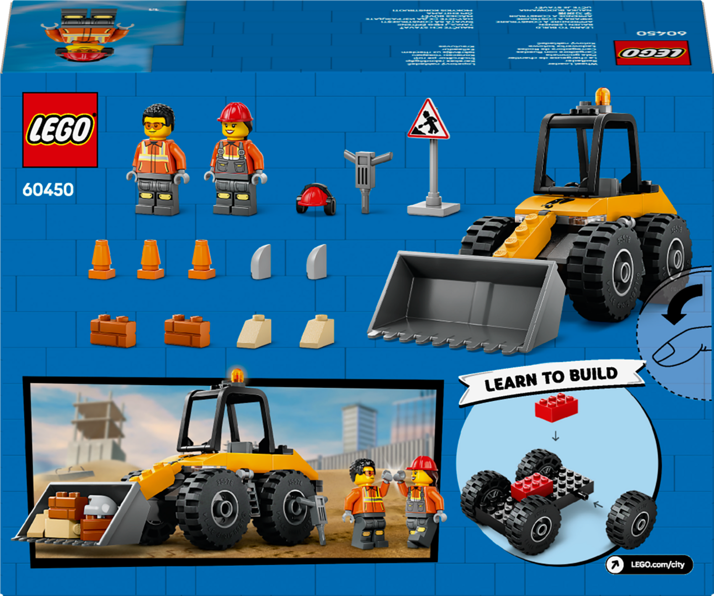 LEGO City  60450 Kelt. pyöräkuormaaja