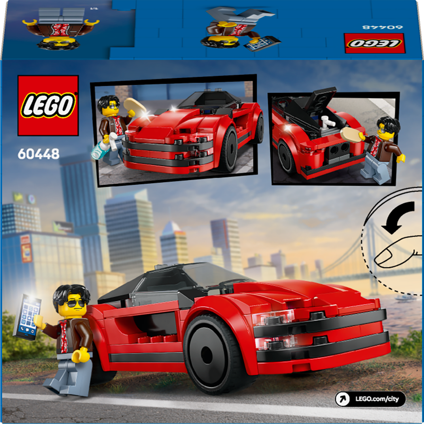 LEGO City  60448 Punainen urheiluauto