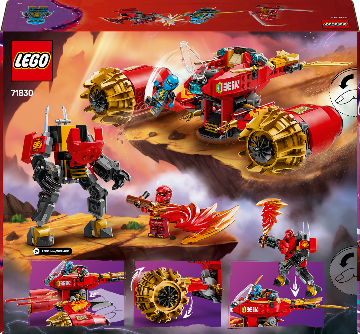 LEGO Ninjago 71830 Kain m.ratsastajarob