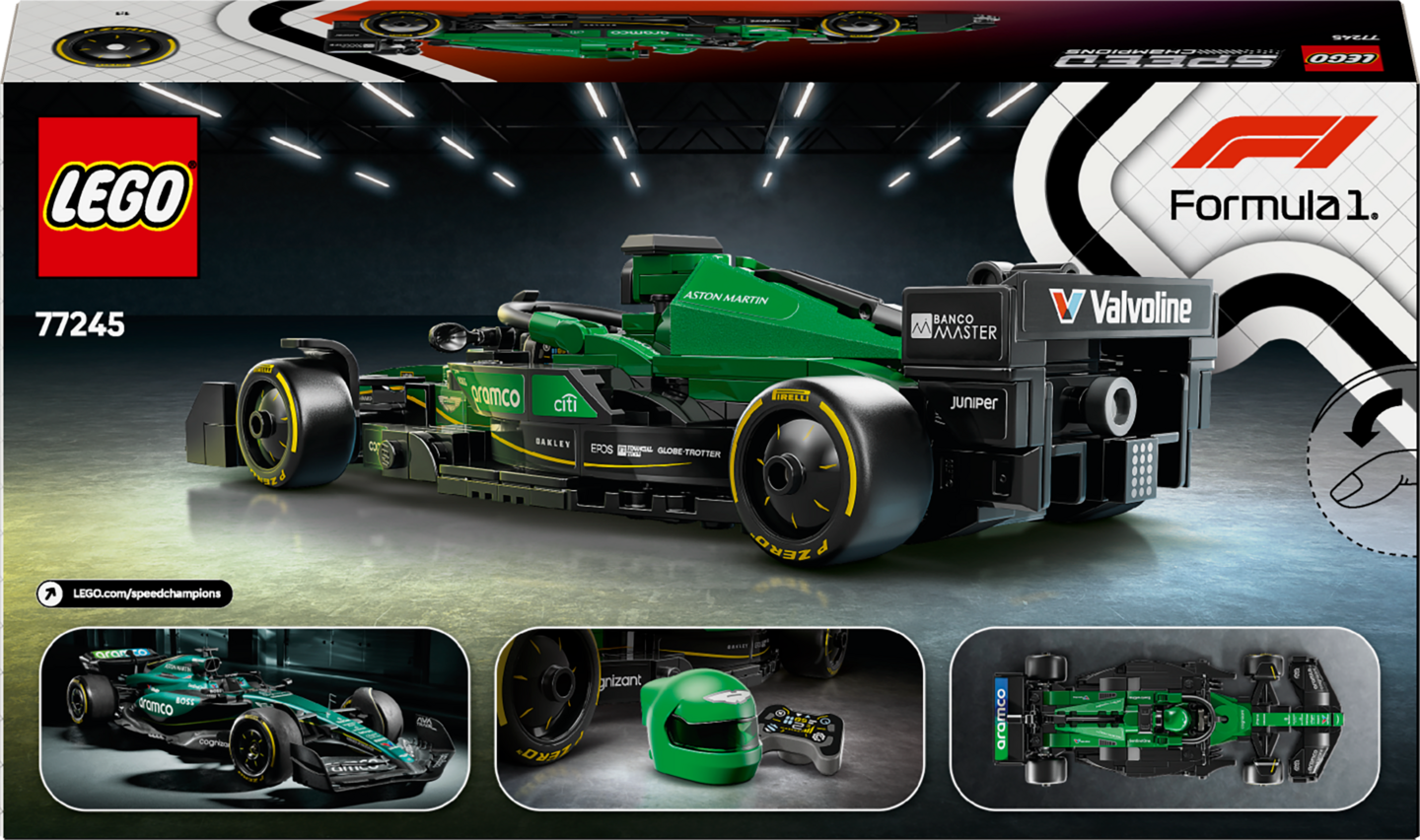 LEGO Speed Champions 77245 Aston Martin Aramco F1® AMR24 kilpa-auto