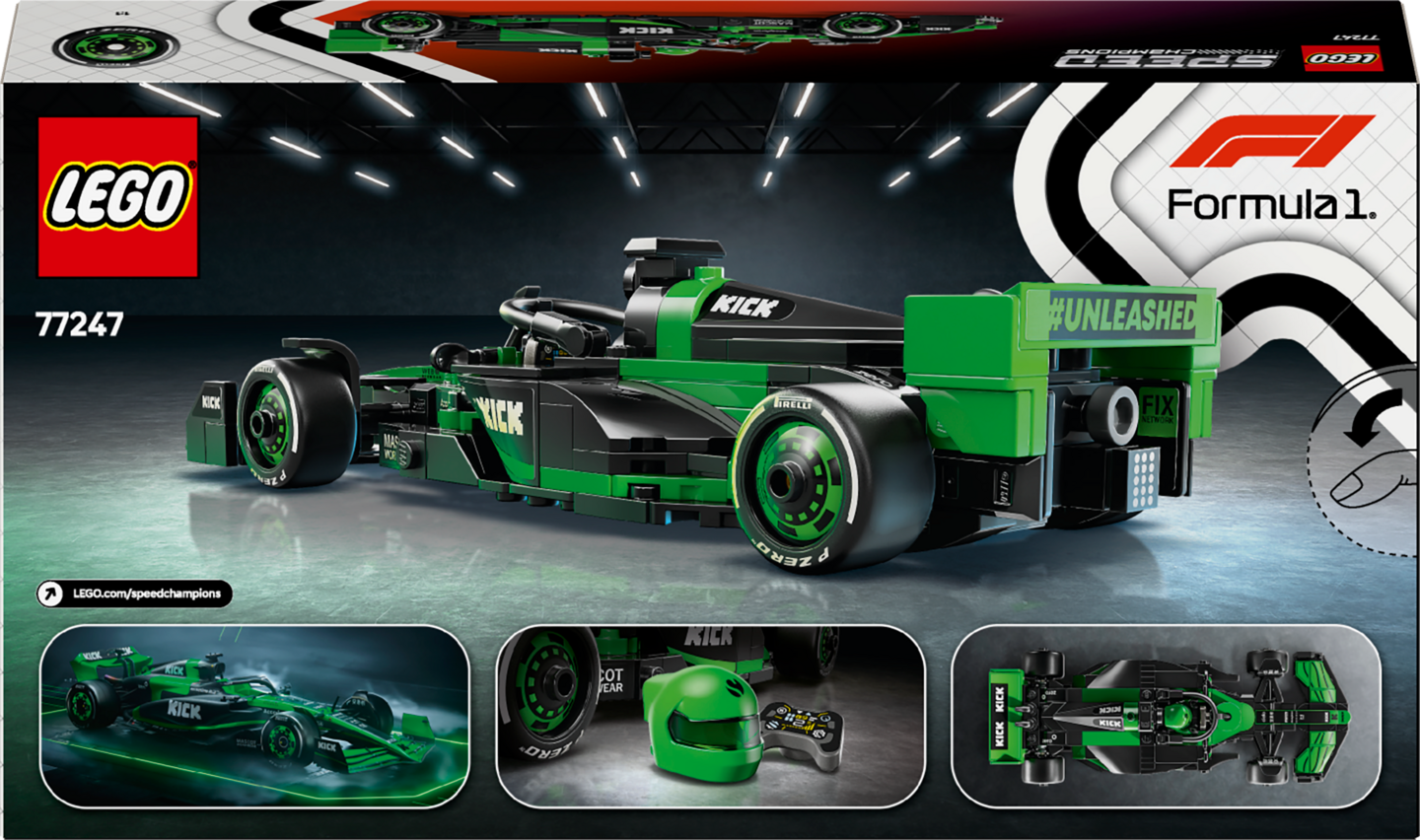 LEGO Speed Champions 77247 KICK Sauber F1 Team C44 kilpa-auto