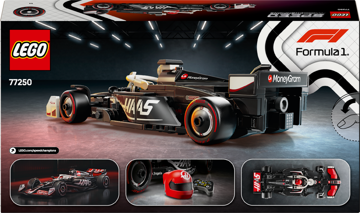 LEGO Speed Champions 77250 MoneyGram Haas F1 Team VF-24 kilpa-auto