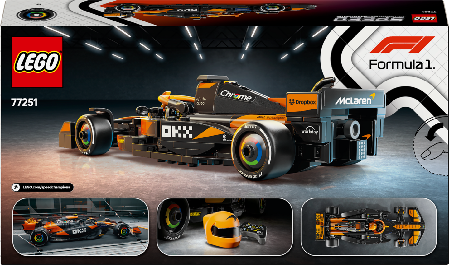 LEGO Speed Champions 77251 McLaren F1 Team MCL38 kilpa-auto