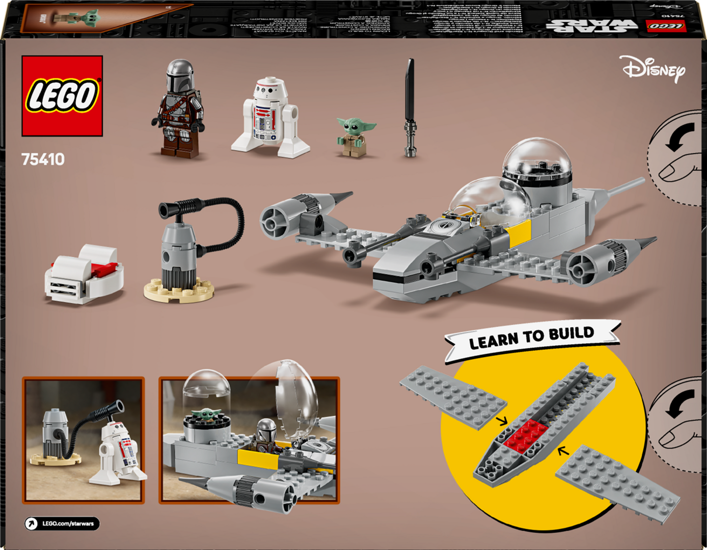 LEGO SW 75410 Mandon ja Grogun N-1-tähtihävittäjä