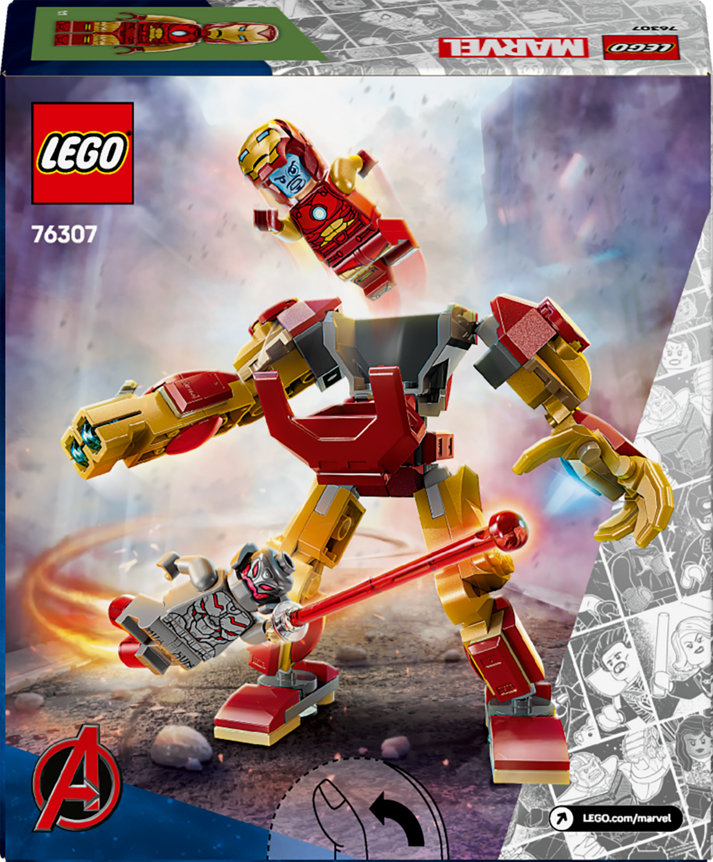 LEGO SH 76307 Iron Man rob vs Ultron