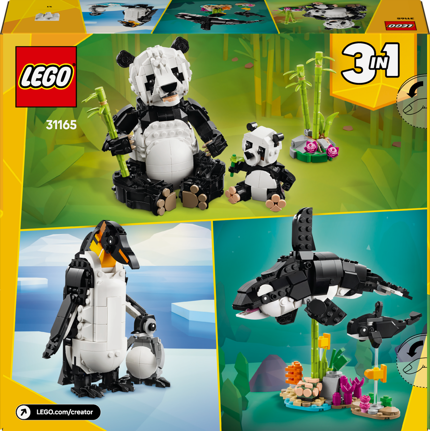 LEGO Creator 31165 Pandaperhe