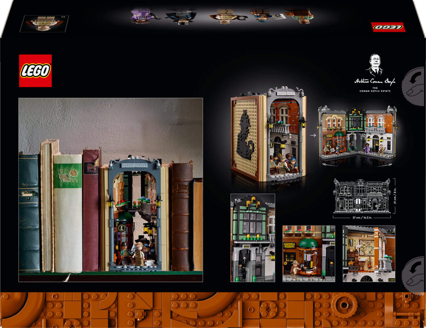 LEGO Icons 10351 Sherlock Holmes: Kirjaminimaailma