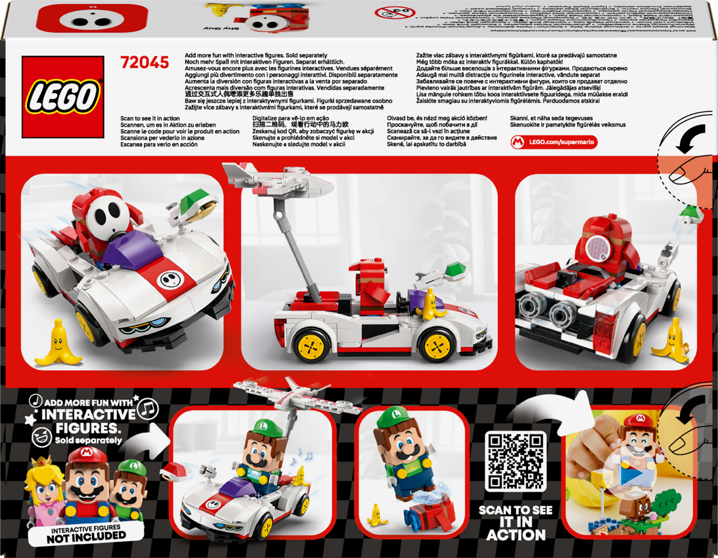 LEGO® Super Mario™: Mario Kart™ – Shy Guy ja P-Wing 72045