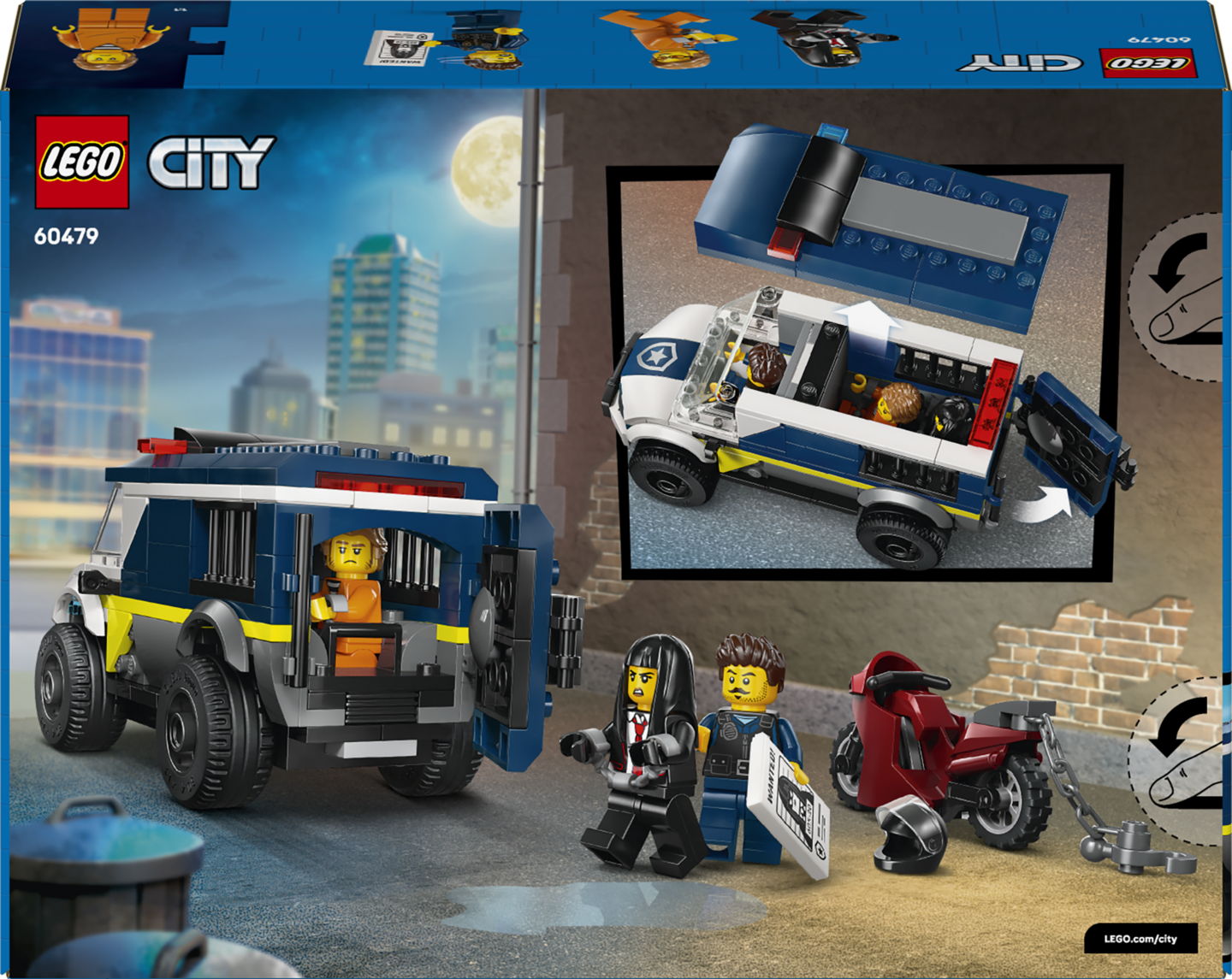 LEGO City 60479 Poliisin vankienkuljetusauto