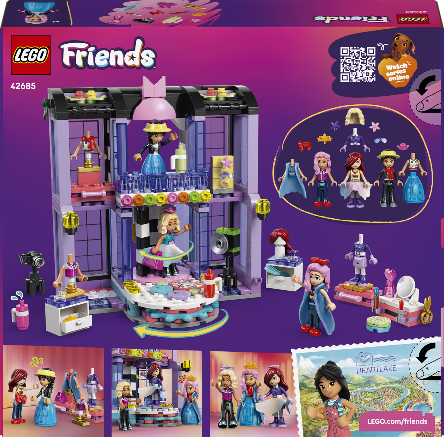 LEGO Friends 42685 Heartlake Cityn muotinäytös