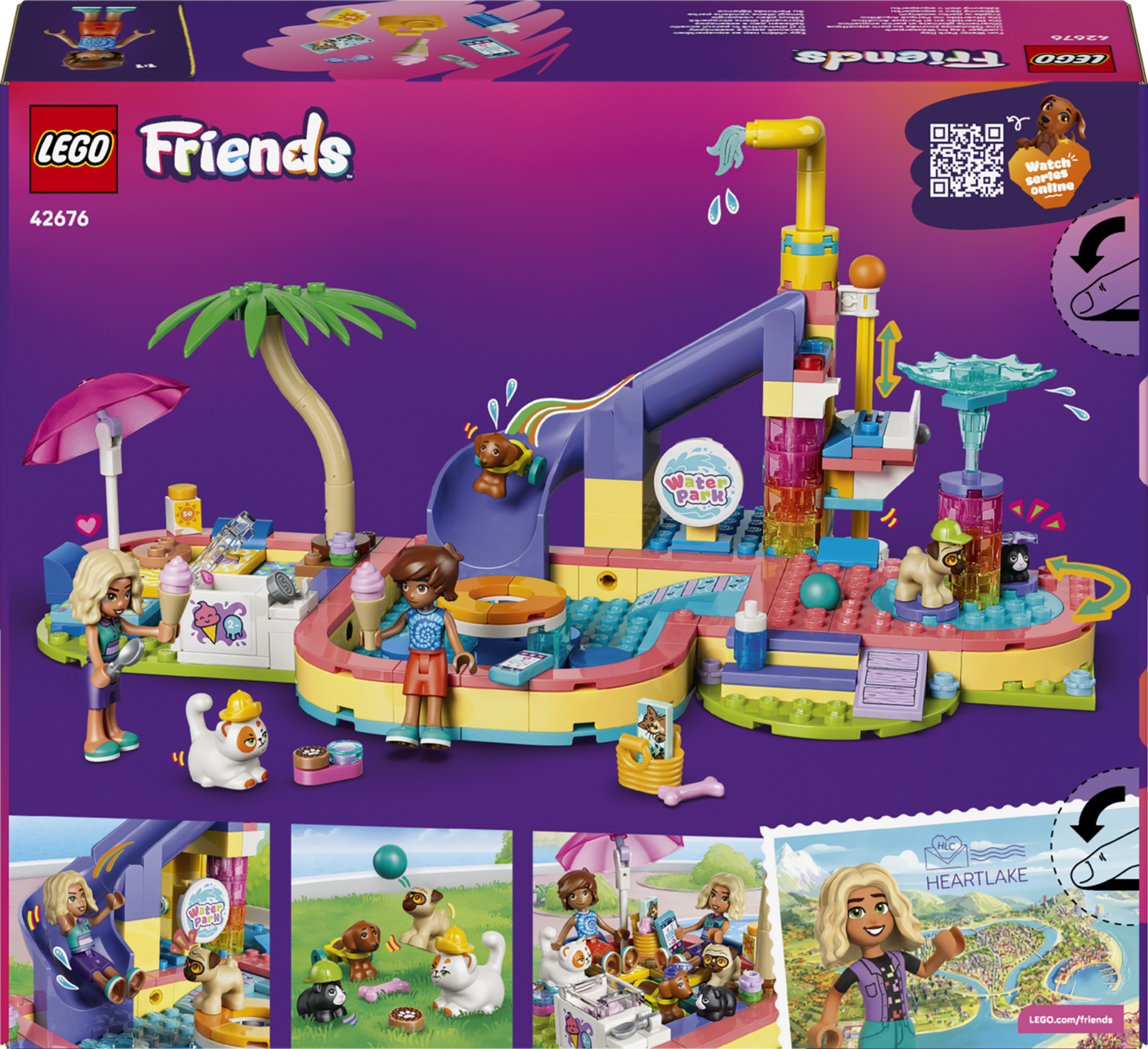 LEGO Friends 42676 Päivä vesipuistossa