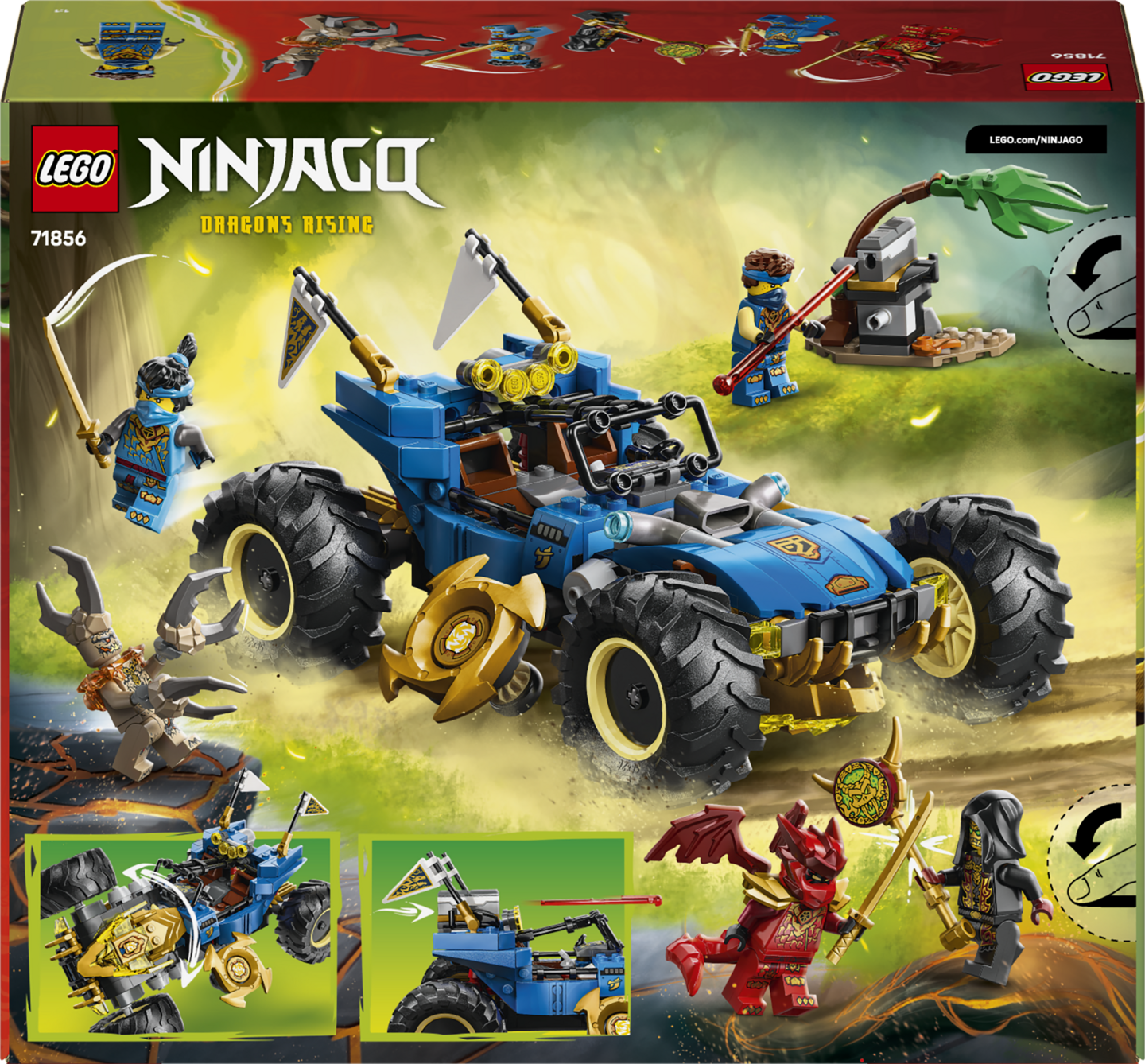 LEGO NINJAGO 71856 Jayn muuntautumiskykyinen auto