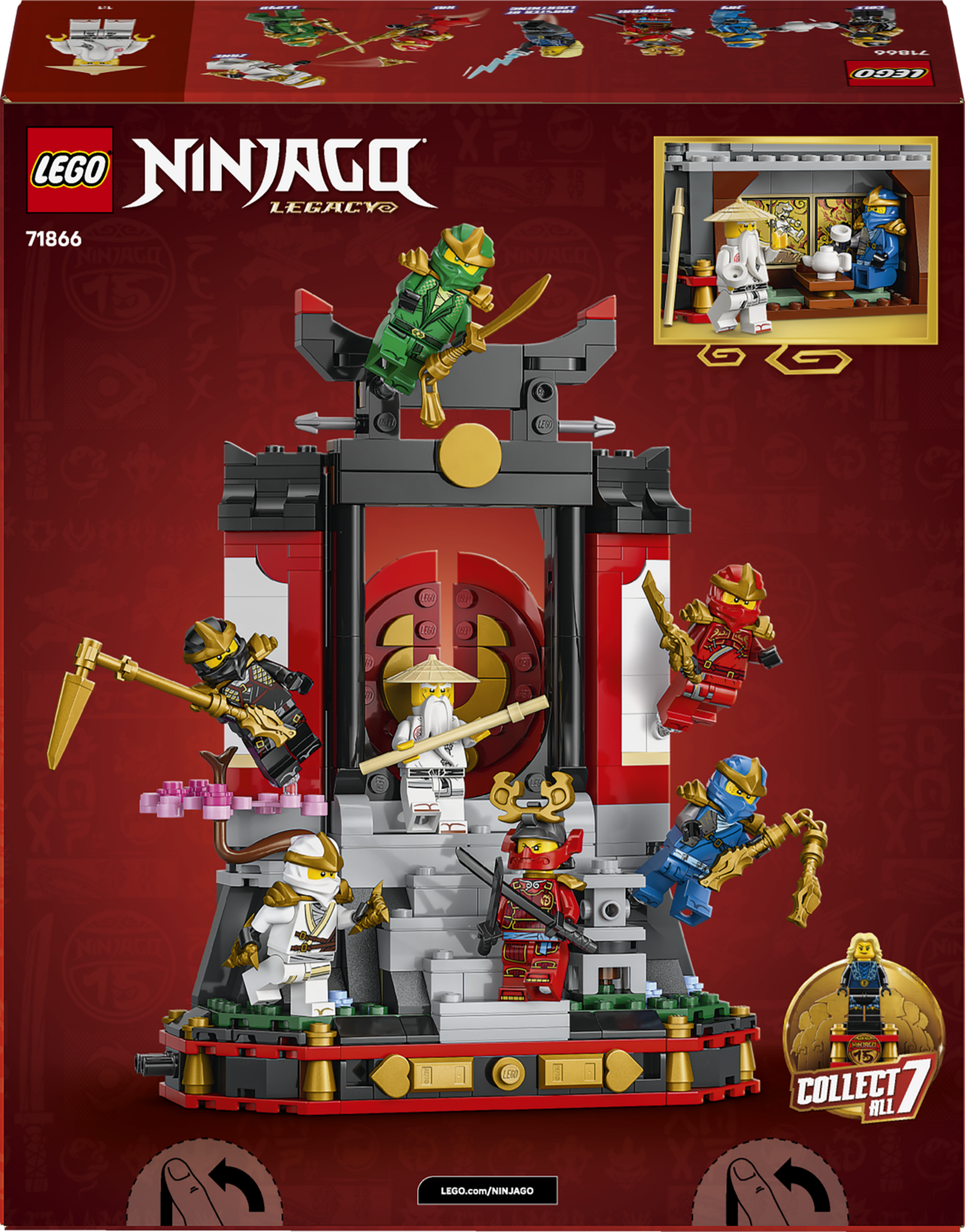 LEGO NINJAGO 71866 Ninjahahmokollaasi – 15-vuotisjuhlamalli