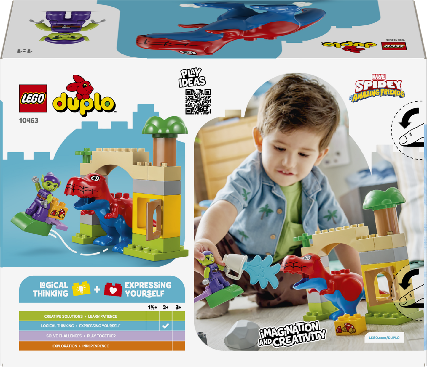 LEGO DUPLO 10463 Spidey-Rex-dinosaurus