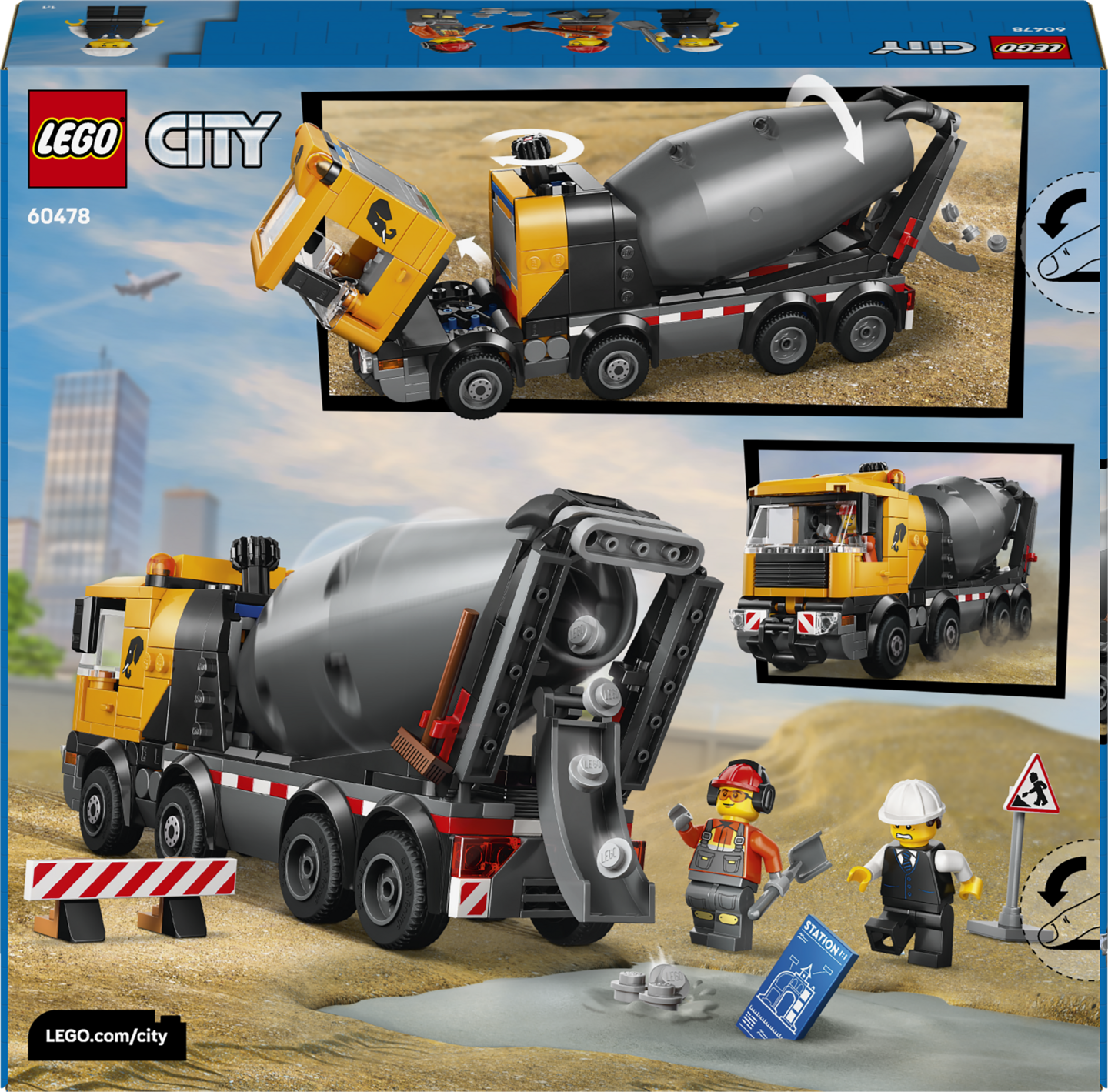 LEGO City 60478 Betoniauto
