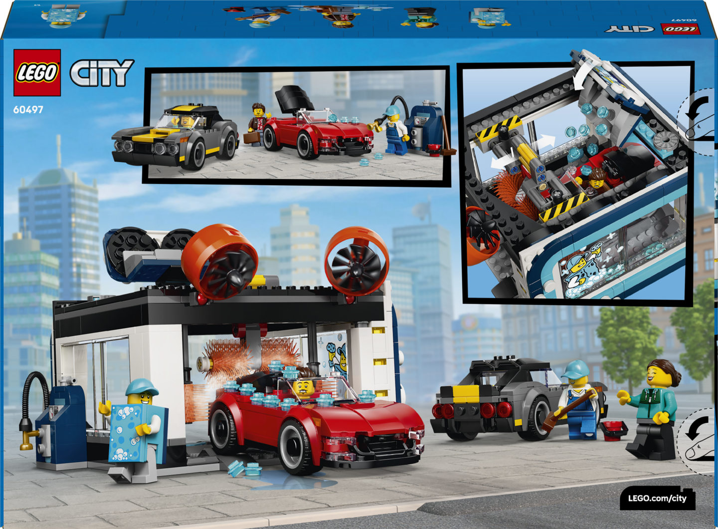 LEGO City 60497 Läpiajettava autopesula