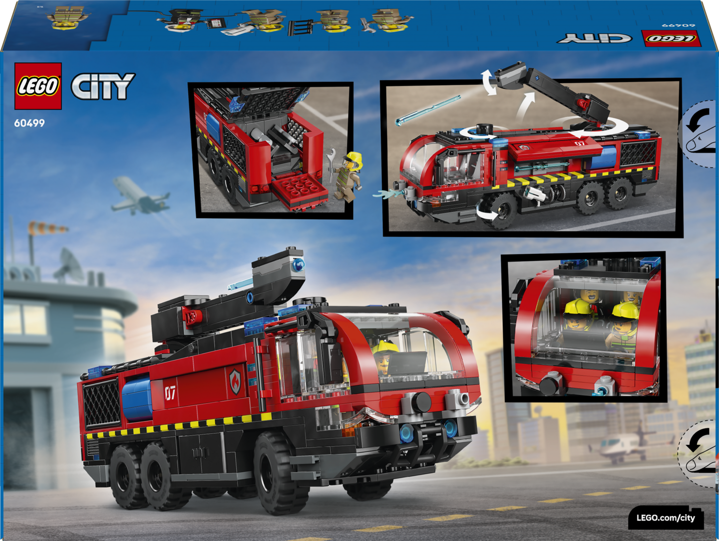 LEGO City 60499 Lentokentän paloauto