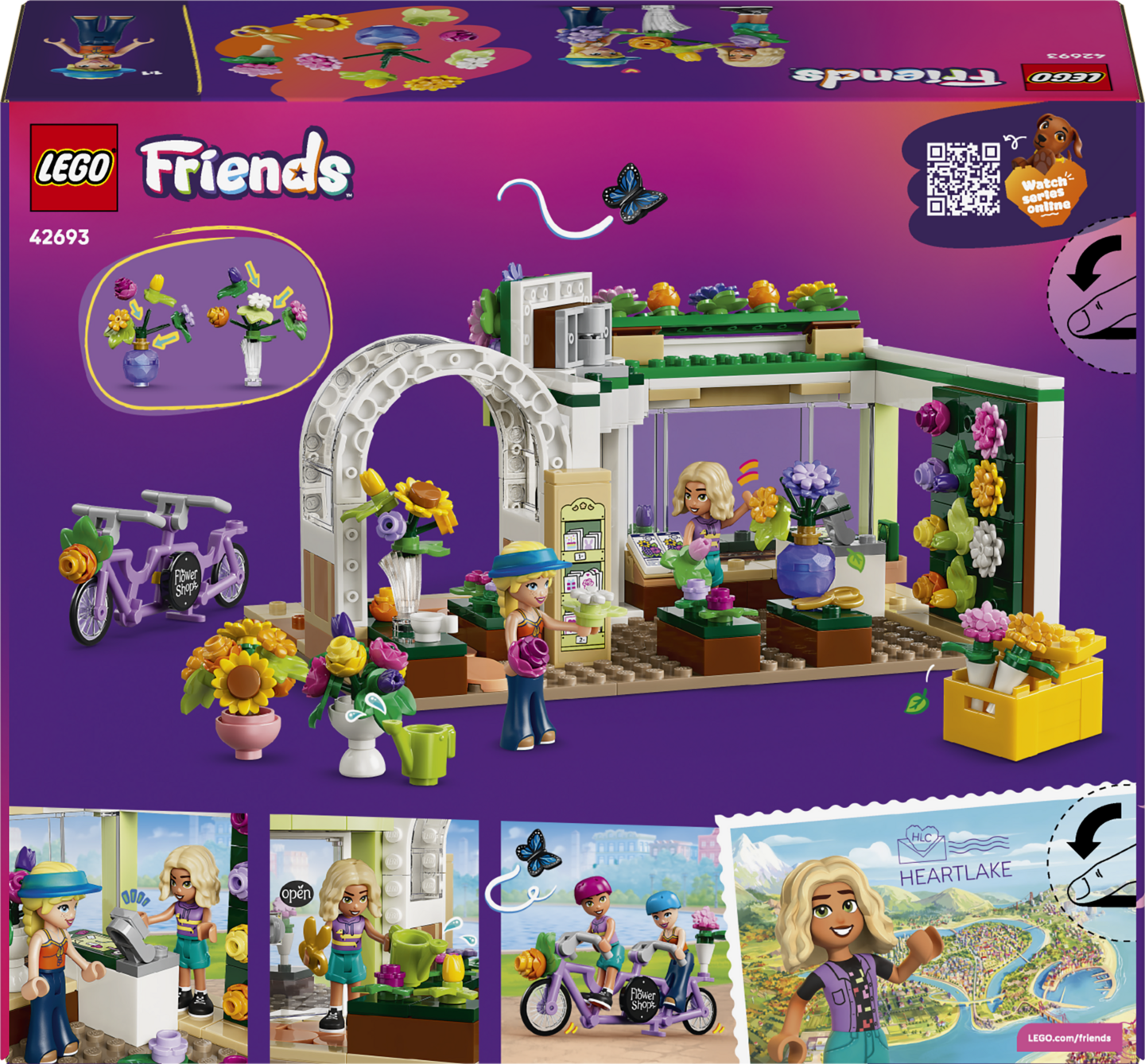 LEGO Friends 42693 Luovuuden kukkakauppa