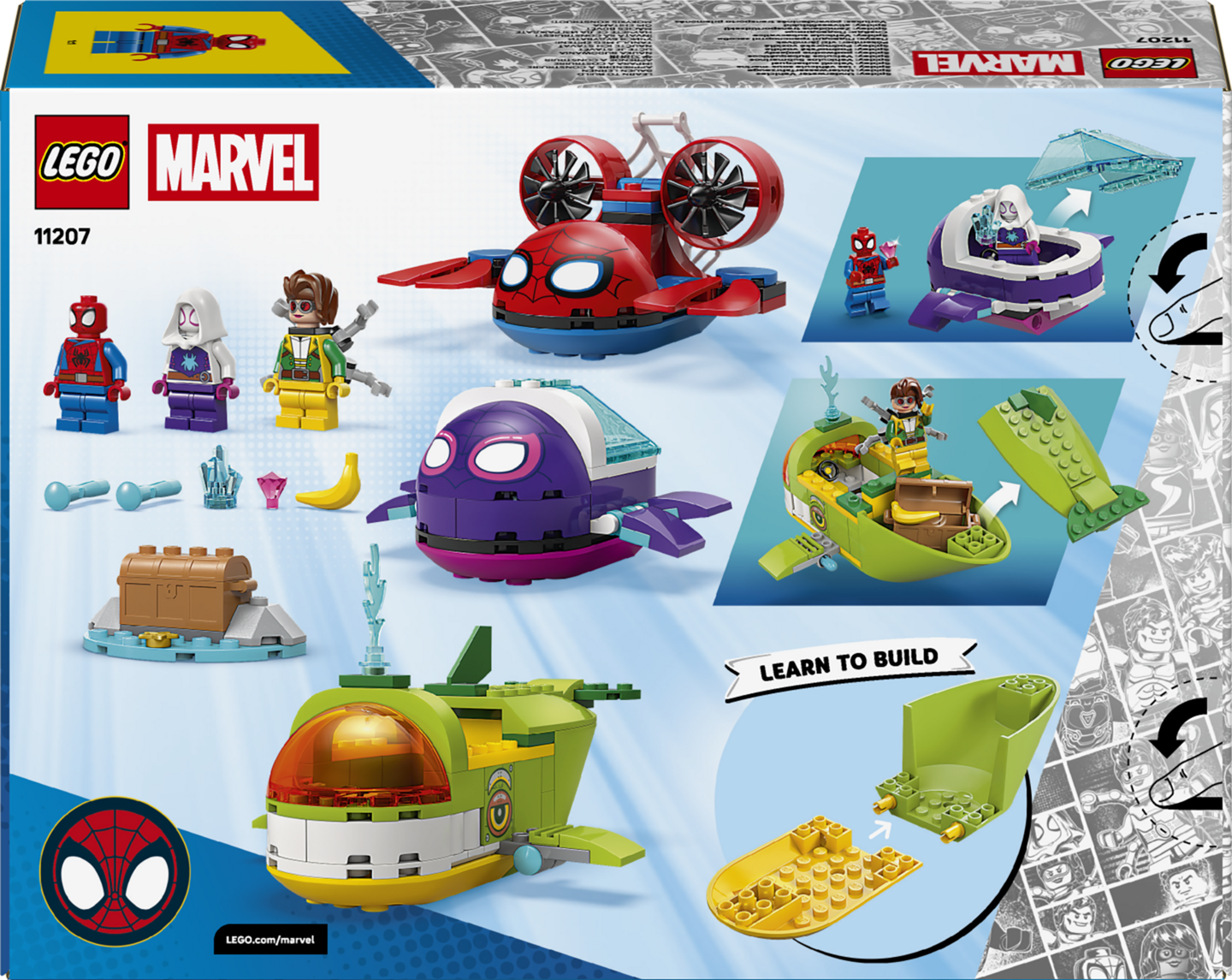 LEGO Marvel 11207 Spidey ja vedenalaiset menopelit